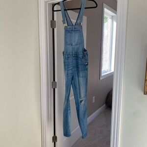 Madewell Blue Denim Overalls